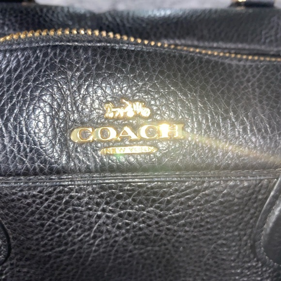 Black coach cross body purse - Picture 1 of 6